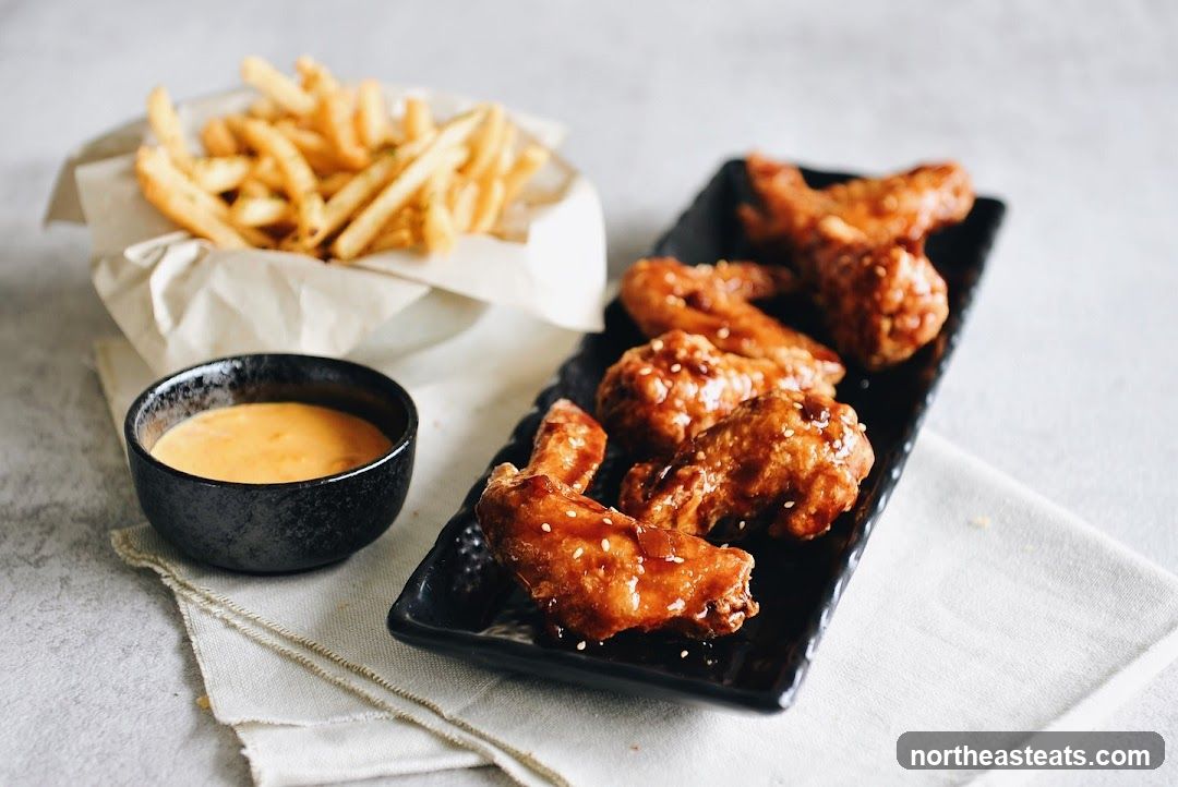 Chicken Wings and Fries