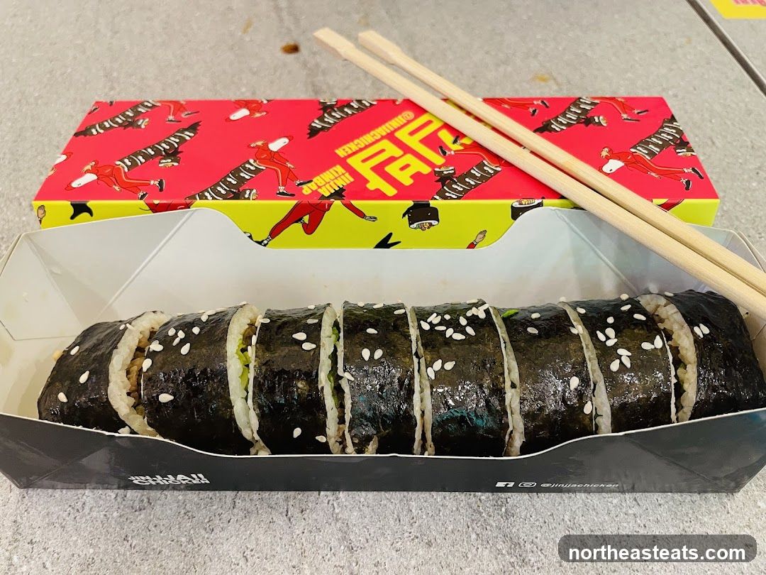 Kimbap with Chopsticks