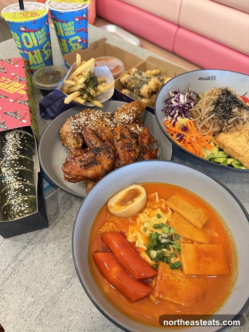 Korean Food Spread