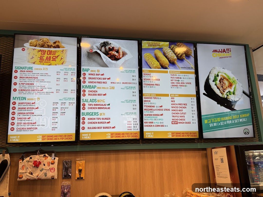 JINJJA!! URBAN KOREAN FOOD Menu