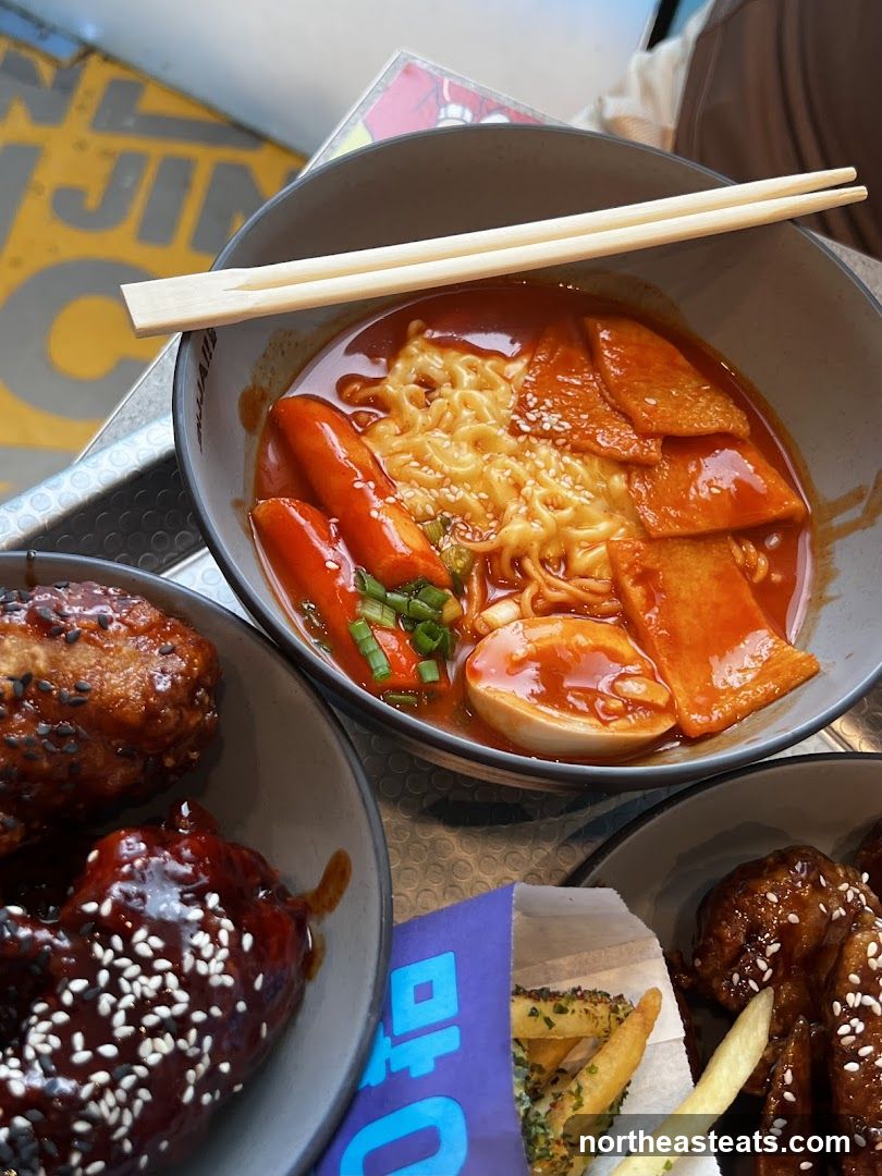 Korean Fried Chicken and Tteokbokki