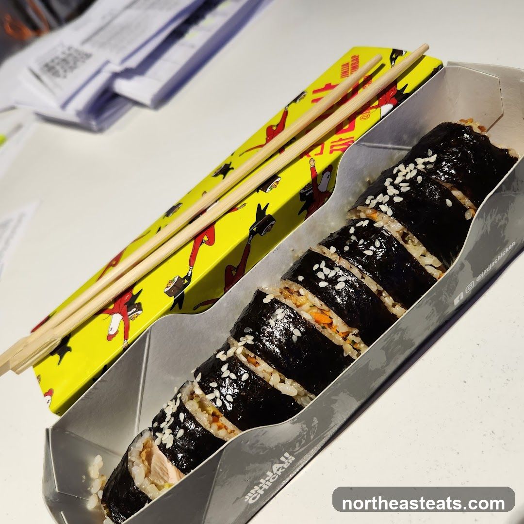 Kimbap with Chopsticks