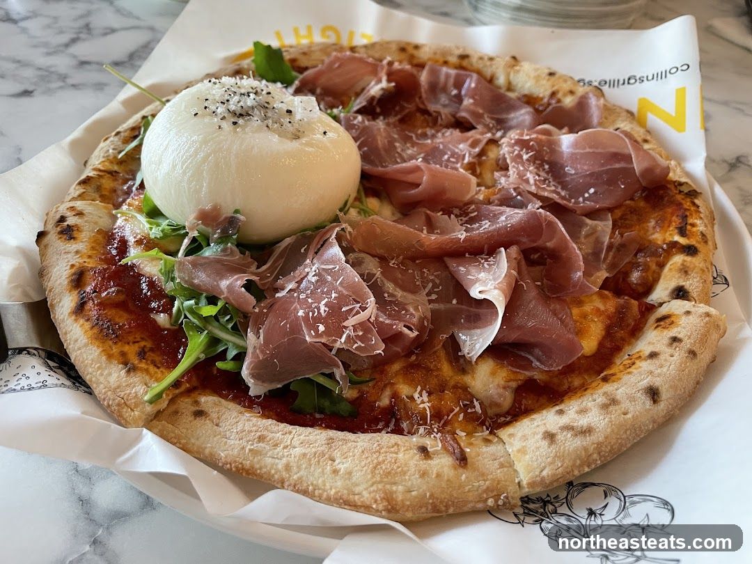 Prosciutto and Burrata Pizza