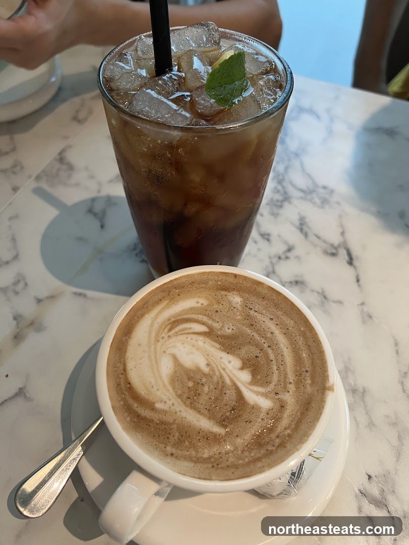 Coffee and Iced Drink