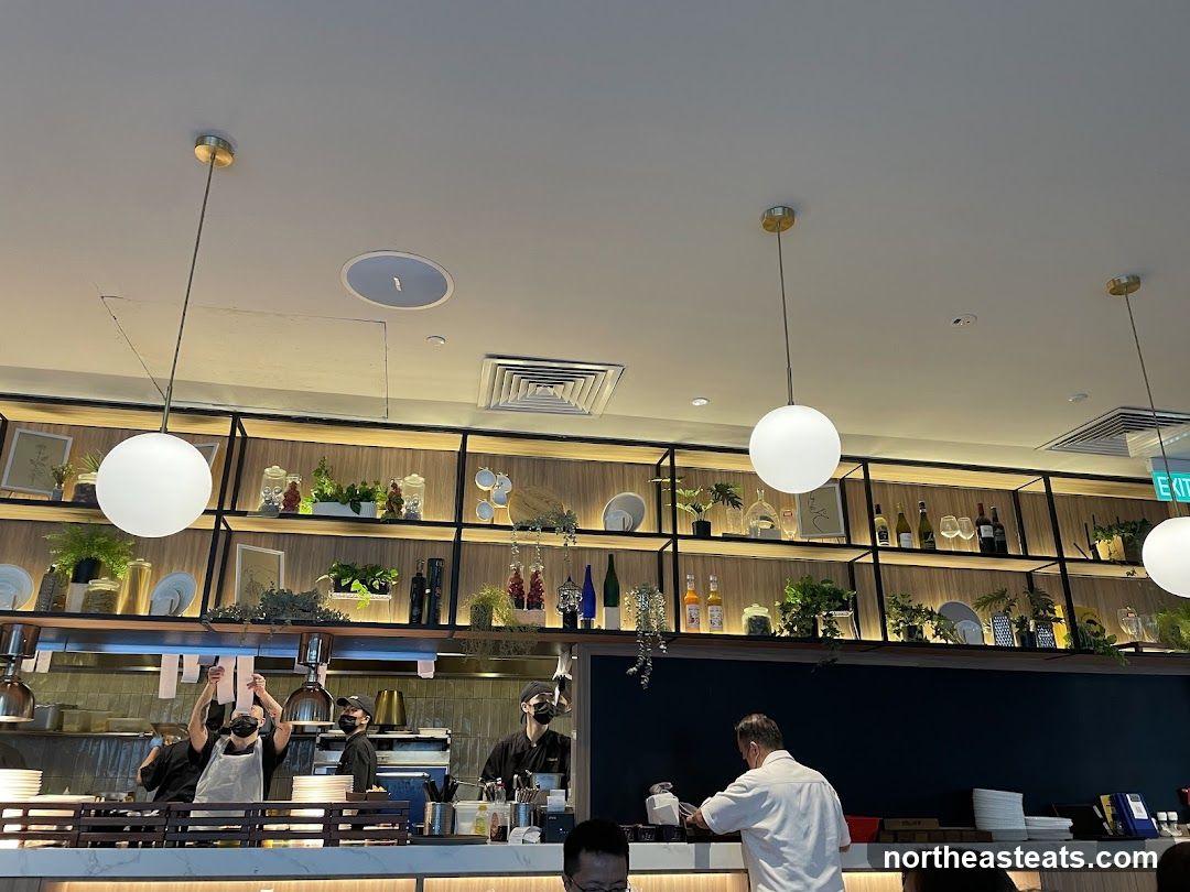 Restaurant Interior with Staff