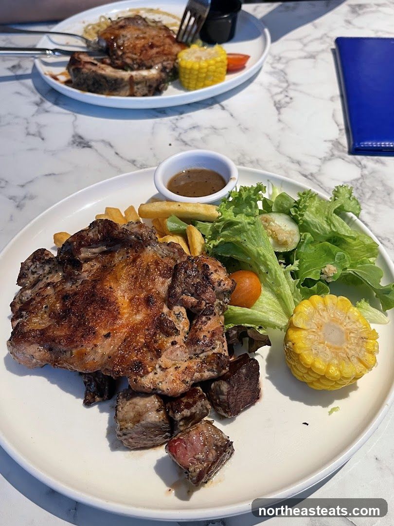 Steak and Chicken Dinner