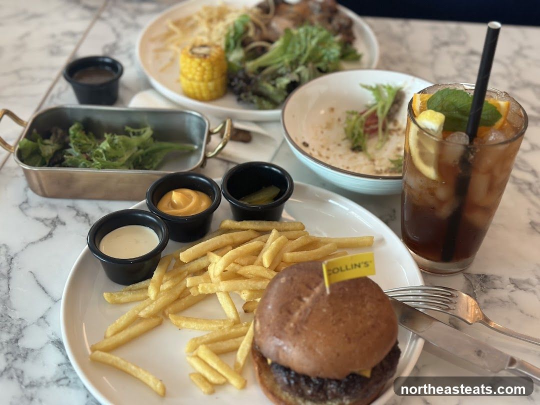 Burger and Fries Meal