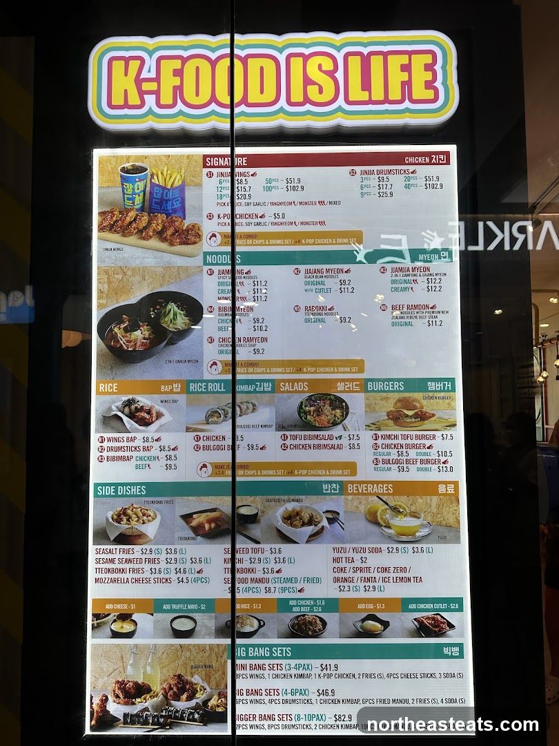 K-FOOD IS LIFE Menu