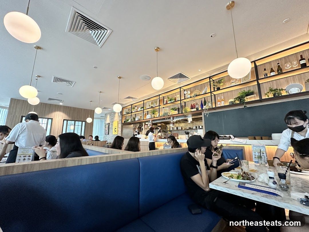 Restaurant Interior with Diners
