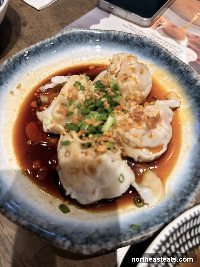 Wontons in Chili Oil