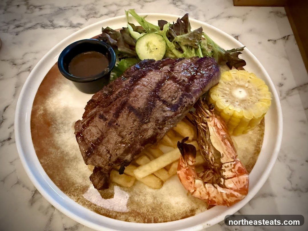 Steak and Shrimp Dinner