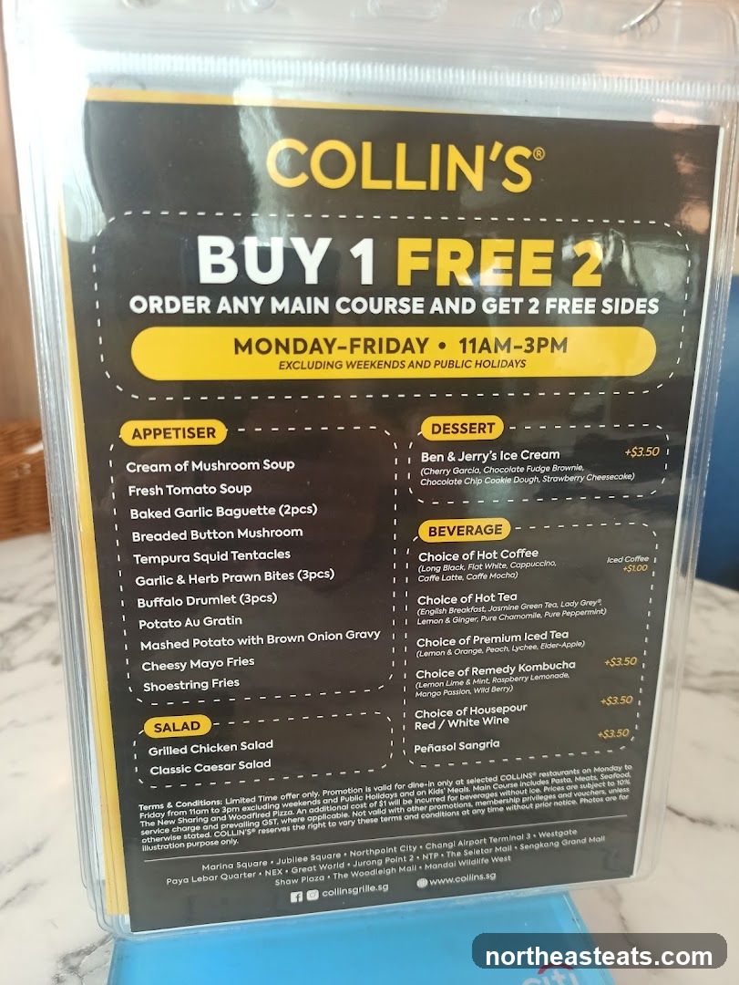 COLLIN'S BUY 1 FREE 2
