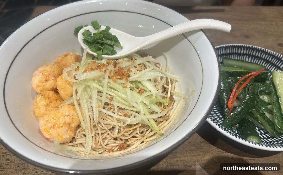 Noodles with Shrimp and Pickled Cucumbers