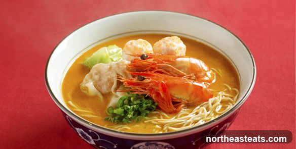 Shrimp and Wonton Noodle Soup