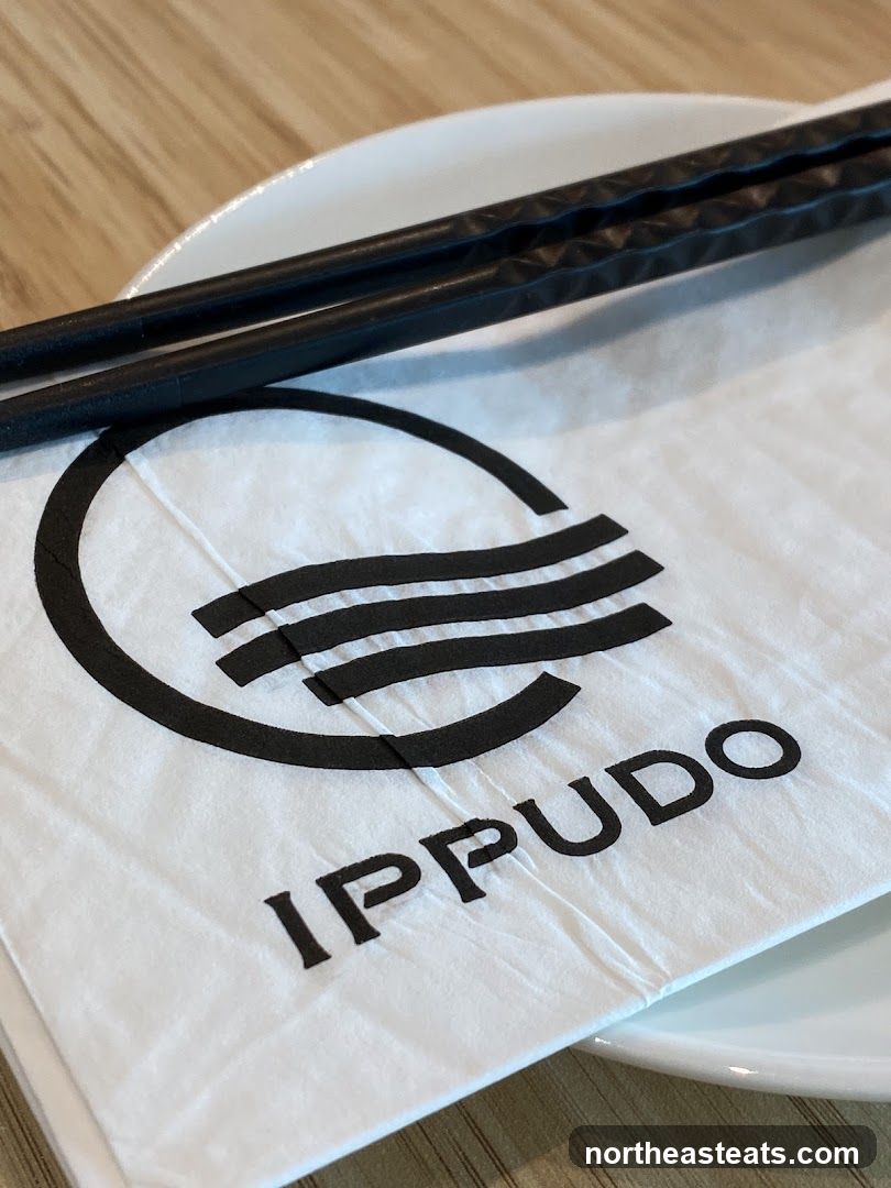 Ippudo Napkin and Chopsticks