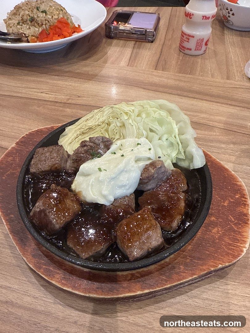 Sizzling Beef Dish