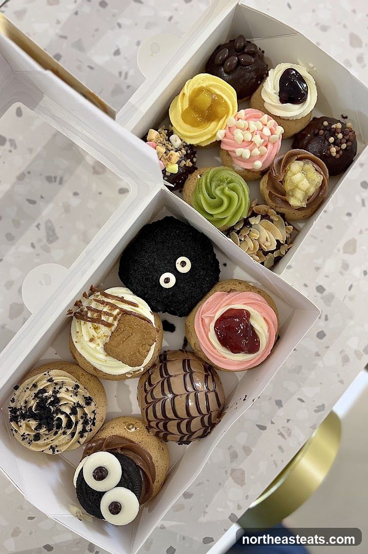 Assortment of Cream Puffs