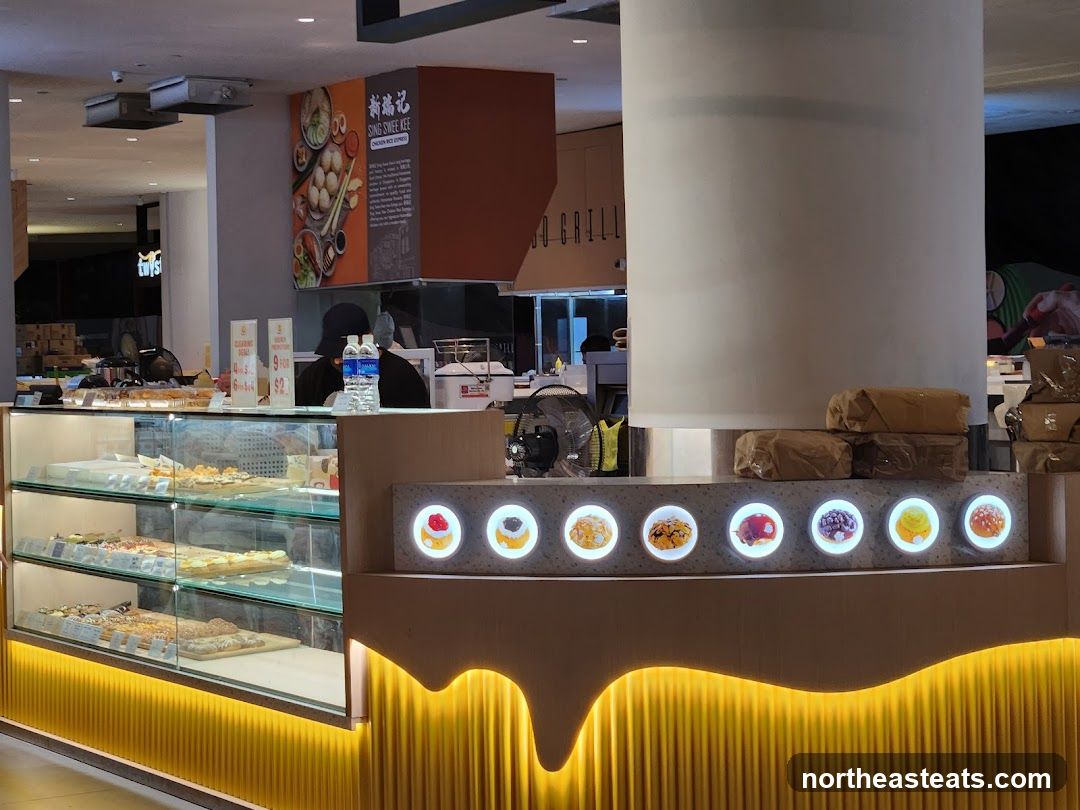Dessert Display and Food Stall