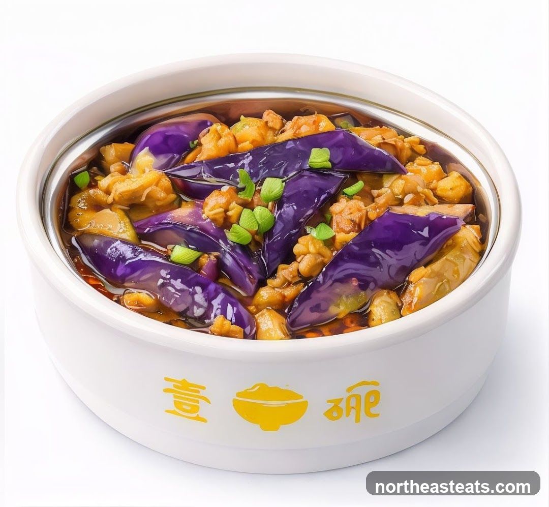 Braised Eggplant with Minced Meat