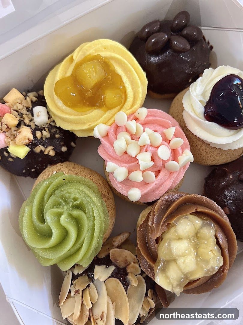 Assortment of Cream Puffs