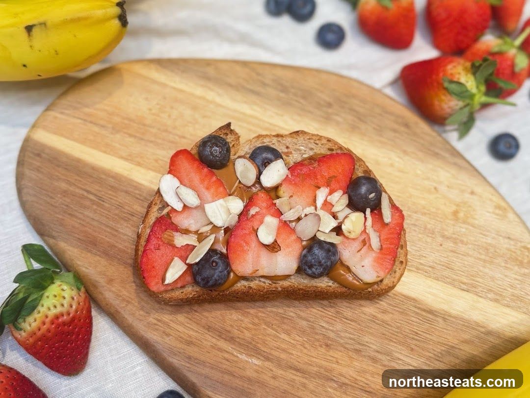 Toast with Fruit and Nuts