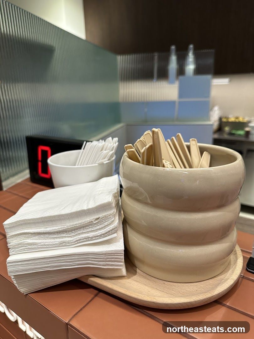 Napkins and cutlery holder