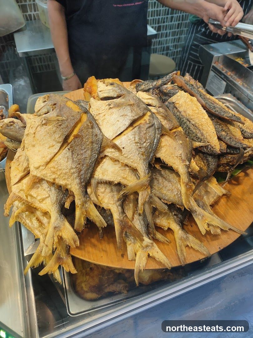 Fried Fish Display