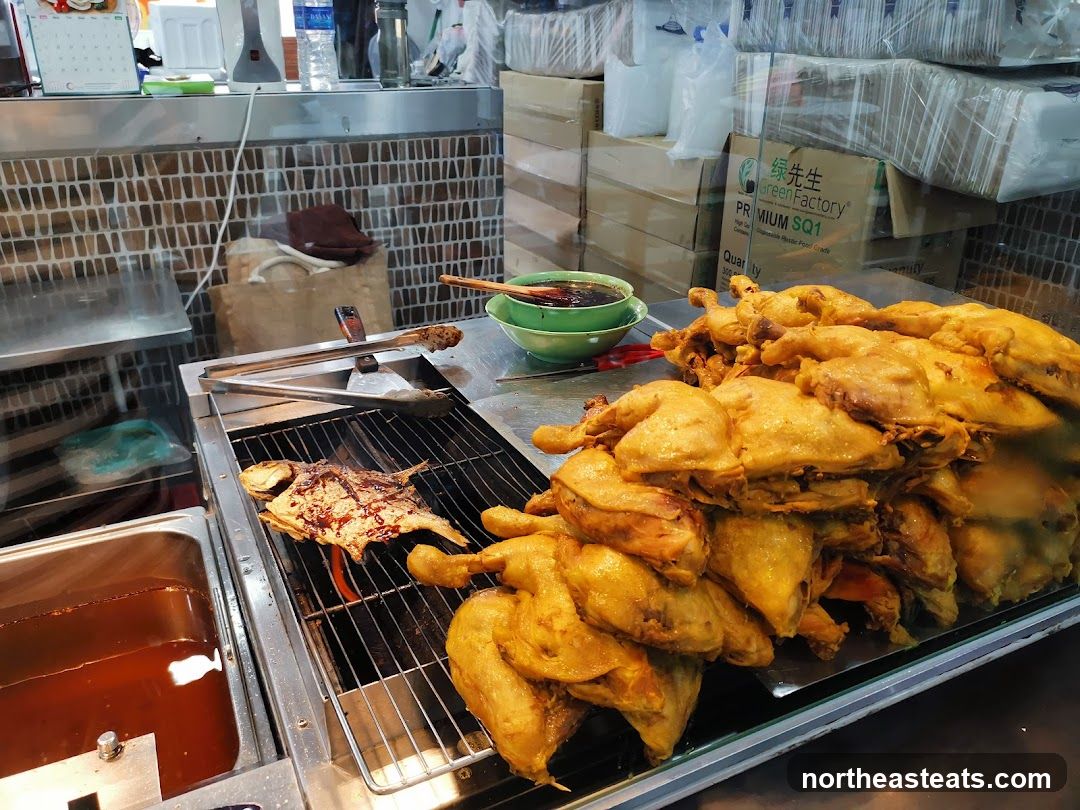 Fried Chicken and Grilled Fish