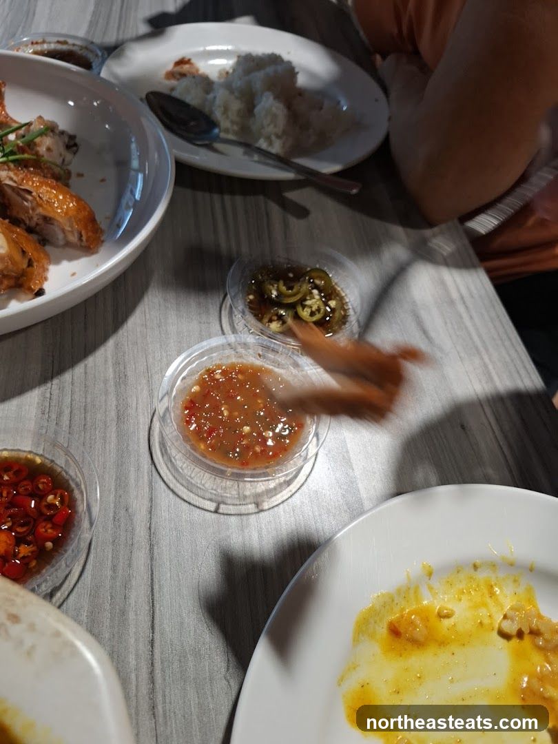 Diners Enjoying a Meal