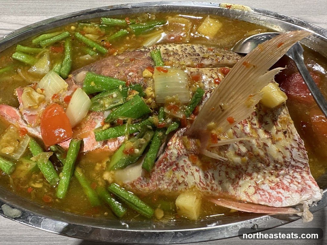 Steamed Fish with Vegetables