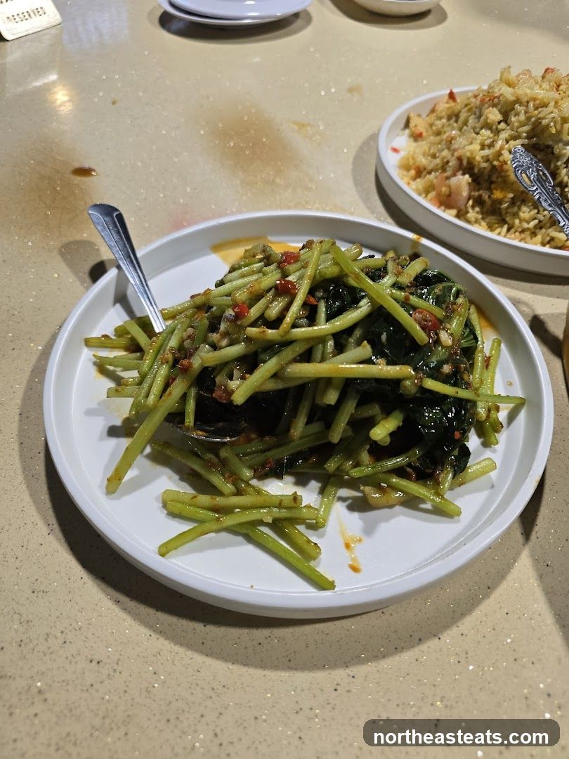 Stir-fried Greens with Chili