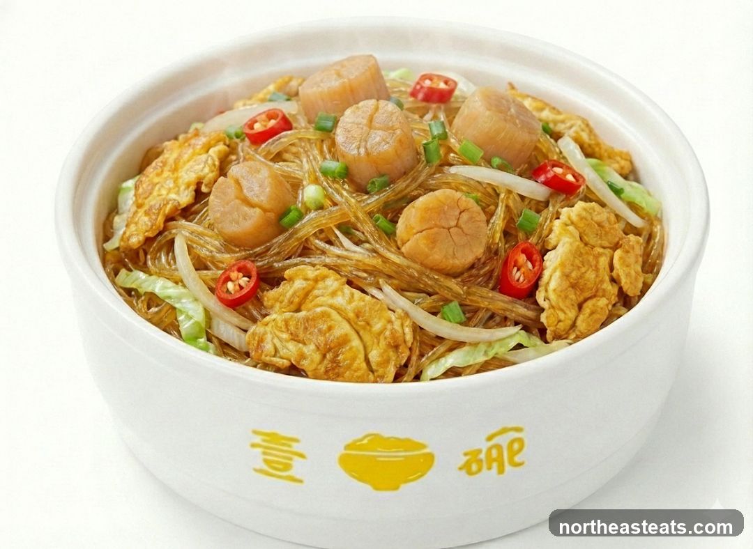 Scallop and Noodle Dish