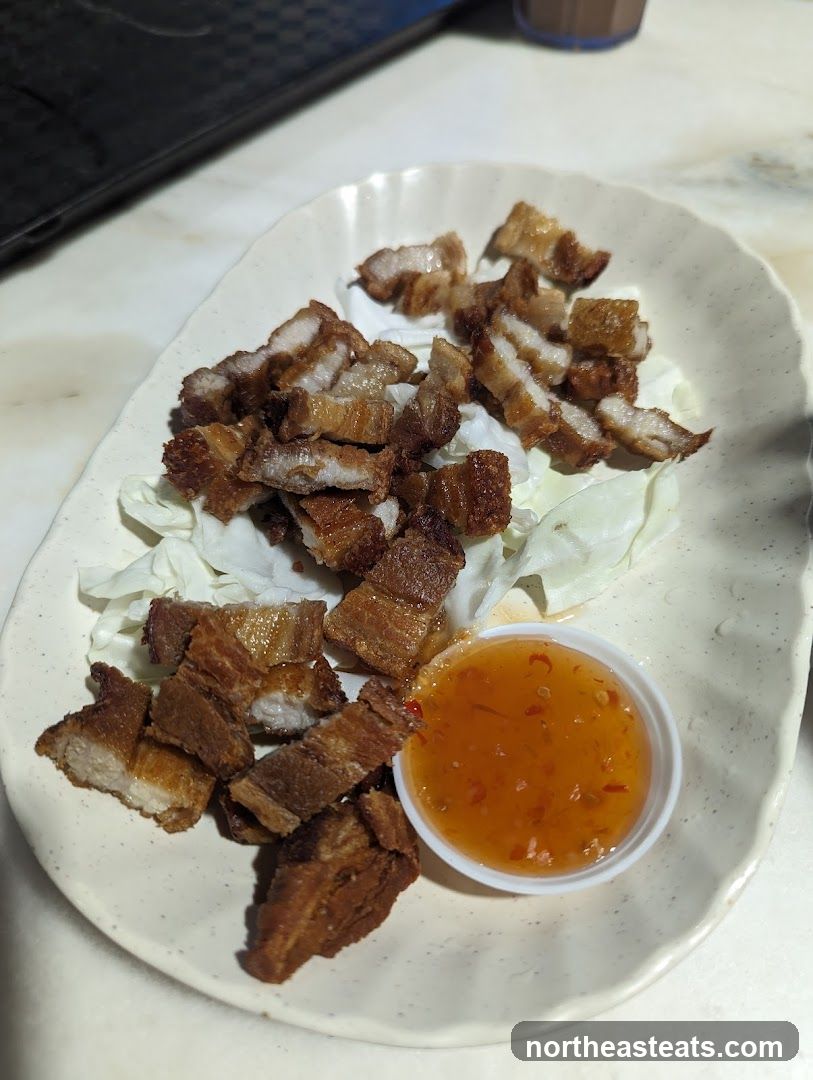 Crispy Pork Belly with Sweet Chili Sauce