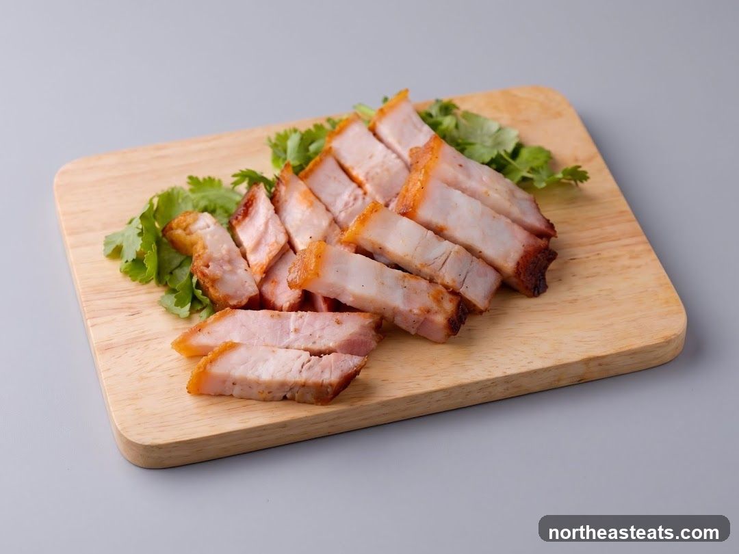 Crispy Pork Belly Slices