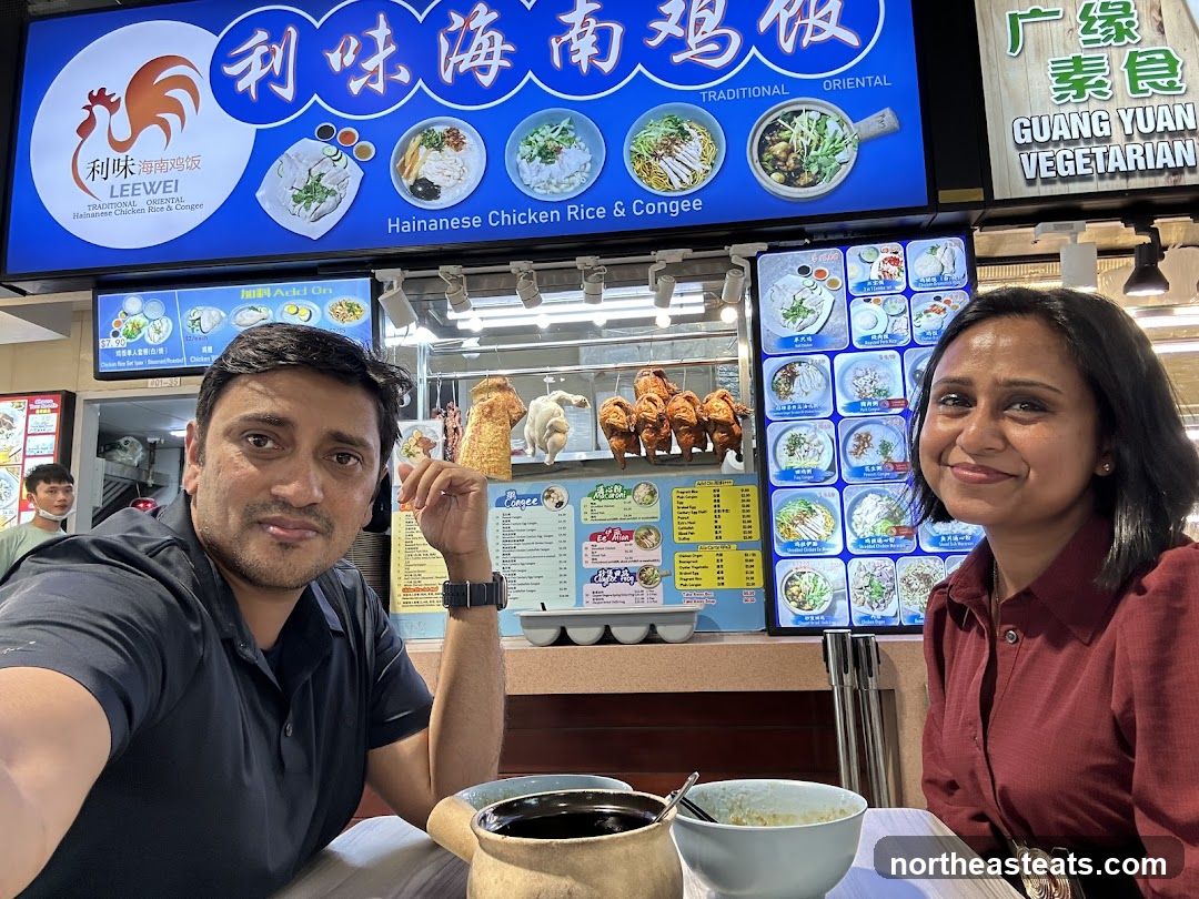 Couple at a Food Stall