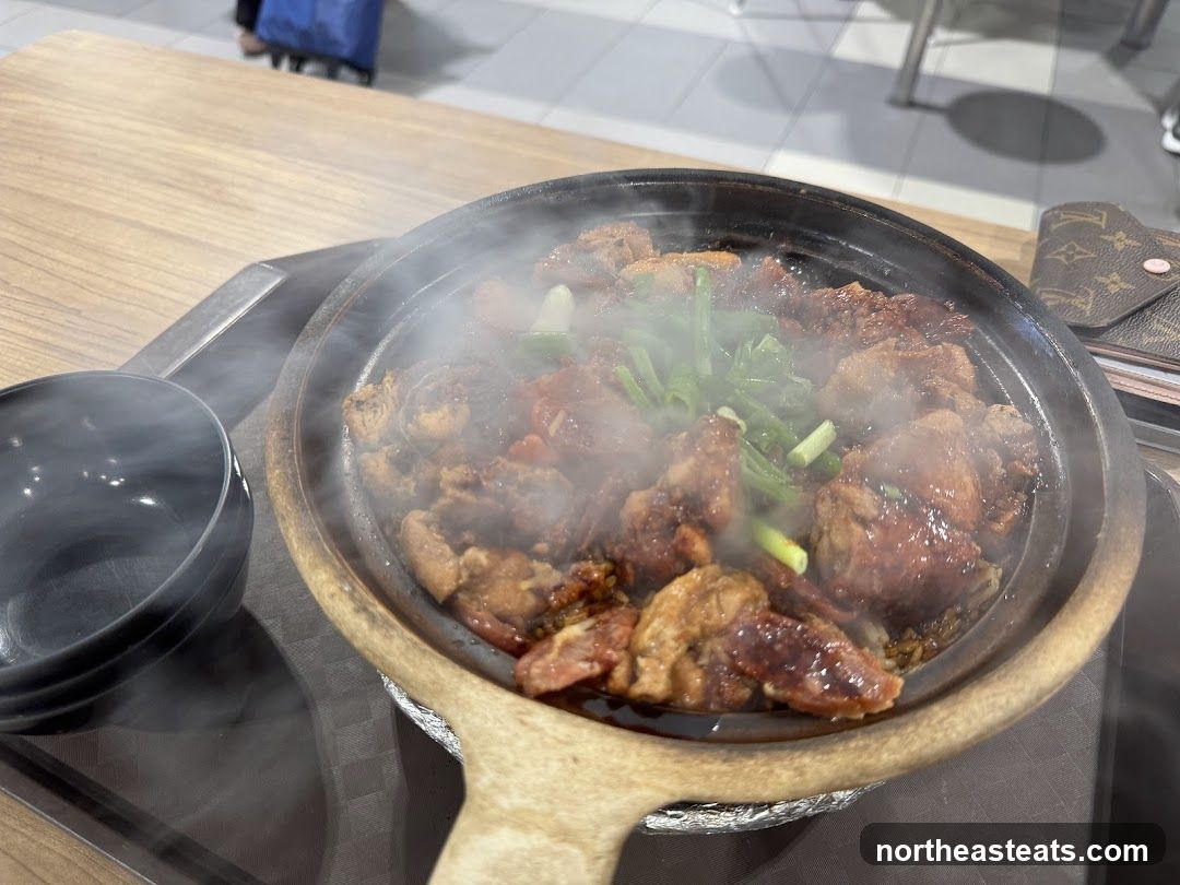 Steaming Clay Pot Dish