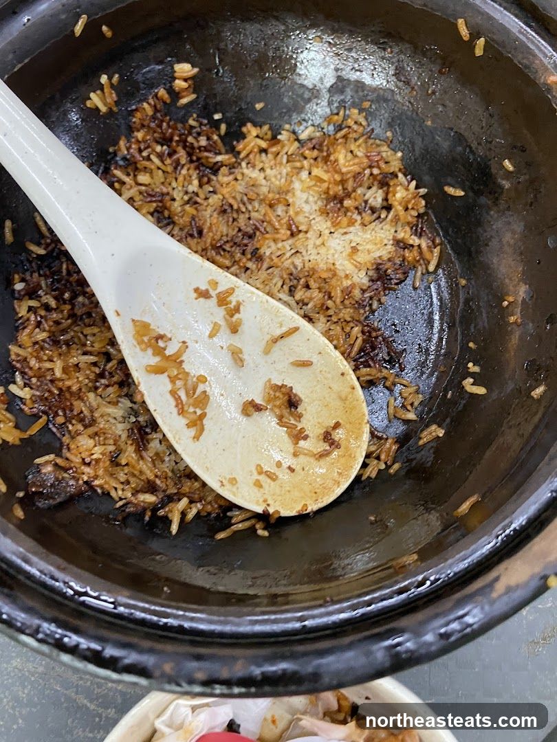 Claypot Rice Remnants