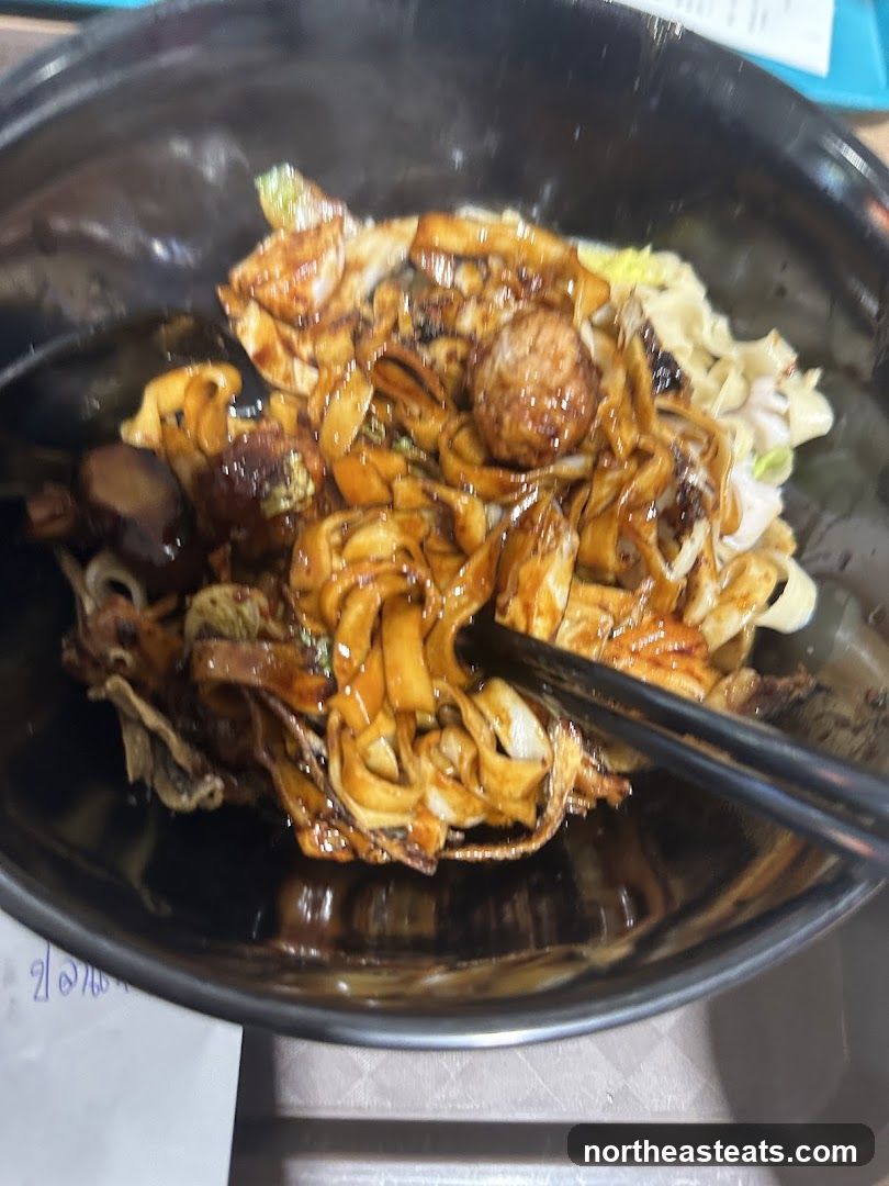 Noodles with Meatballs