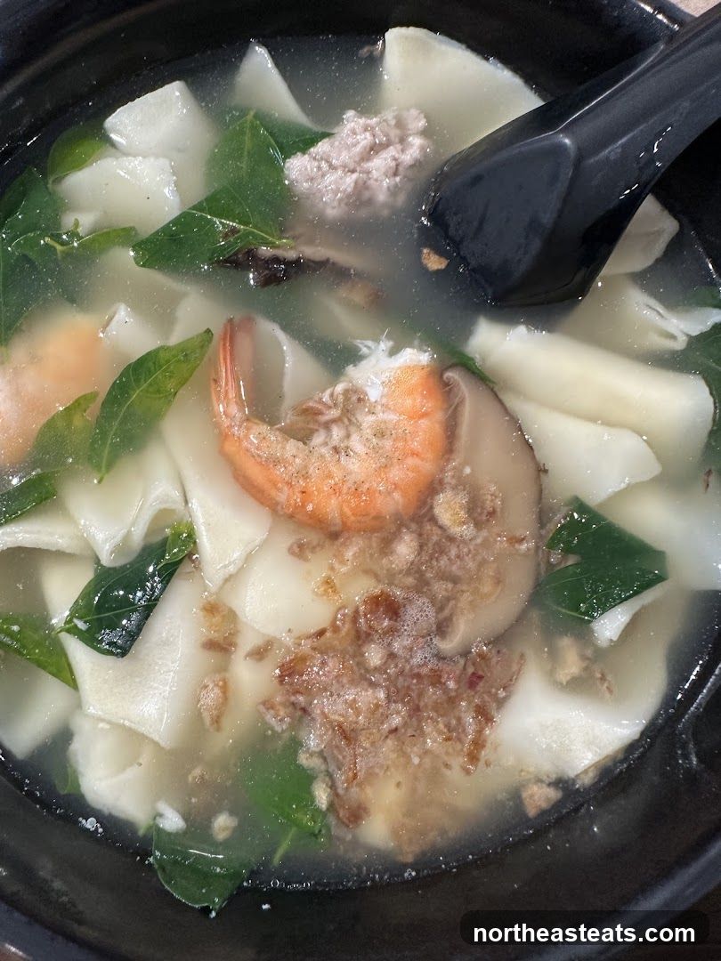 Noodle Soup with Shrimp and Pork
