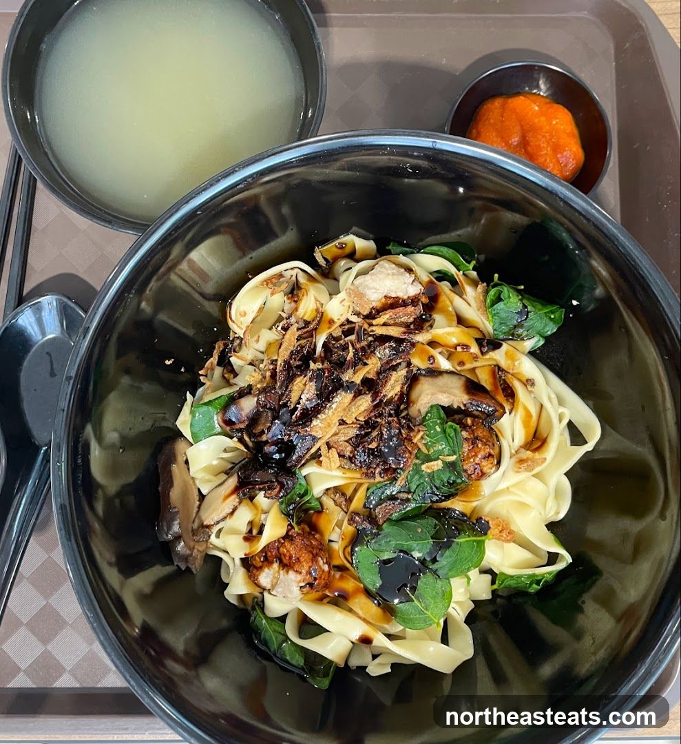 Noodles with Soup and Chili Paste