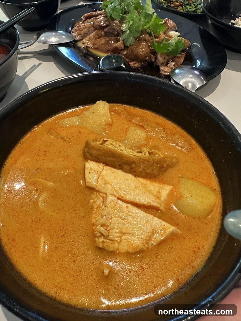 Curry Laksa and Roasted Duck