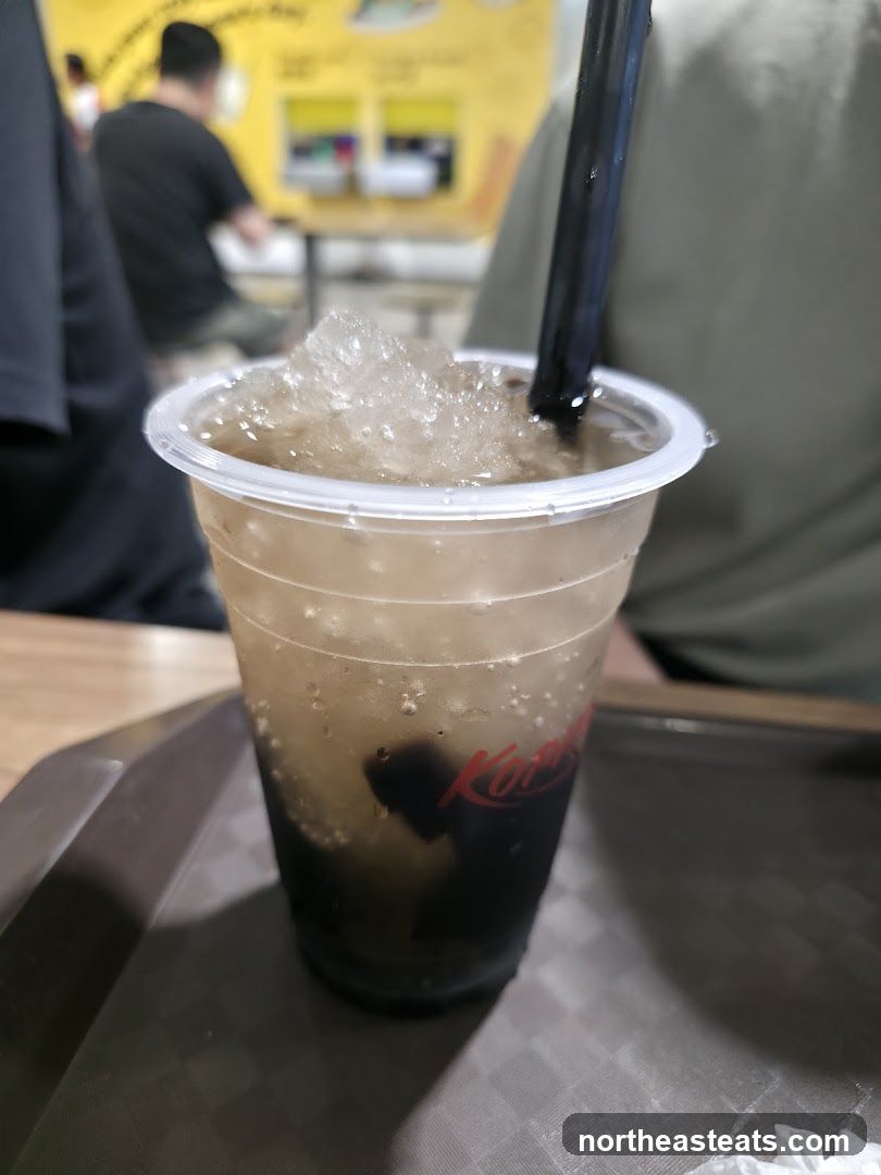 Iced Drink with Grass Jelly