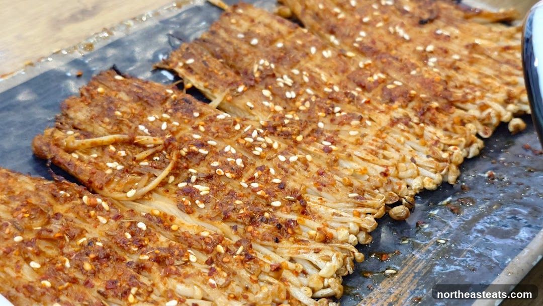 Spicy Enoki Mushrooms