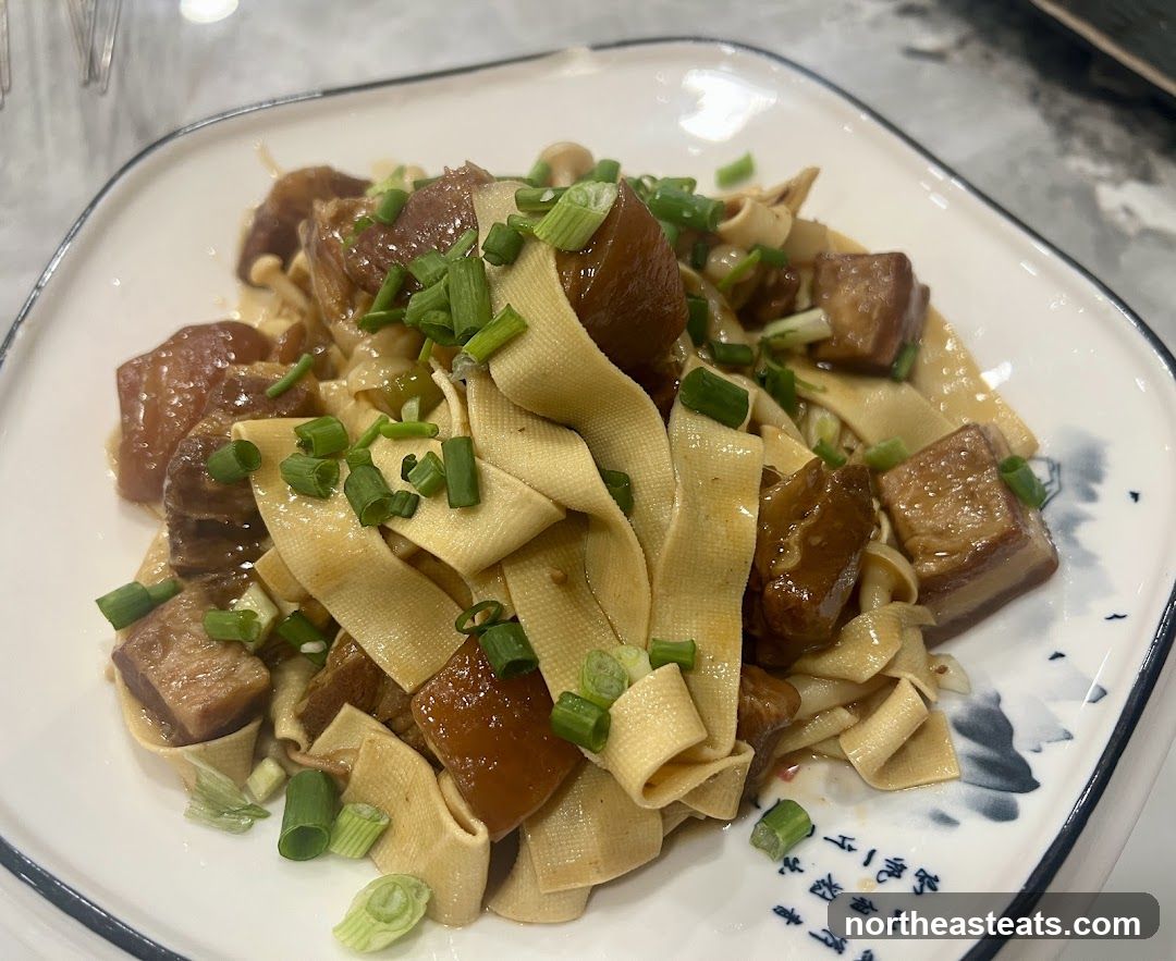 Braised Pork Belly with Tofu Skin