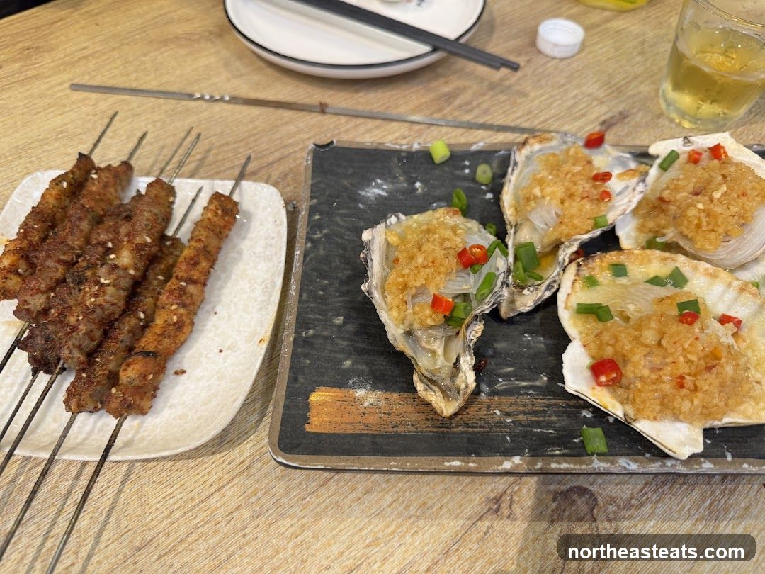 Skewers and Oysters