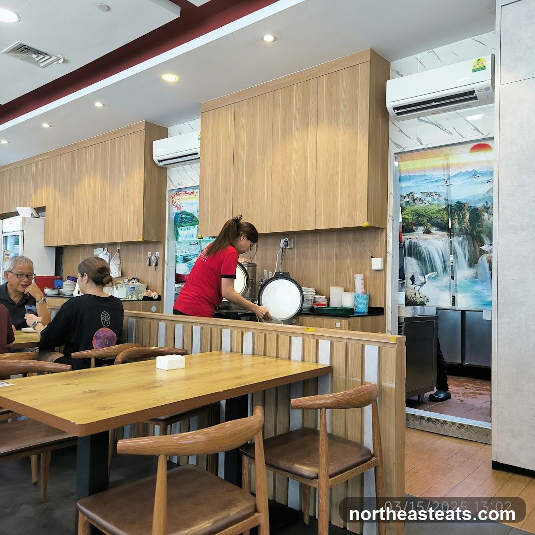 Restaurant Interior with Staff