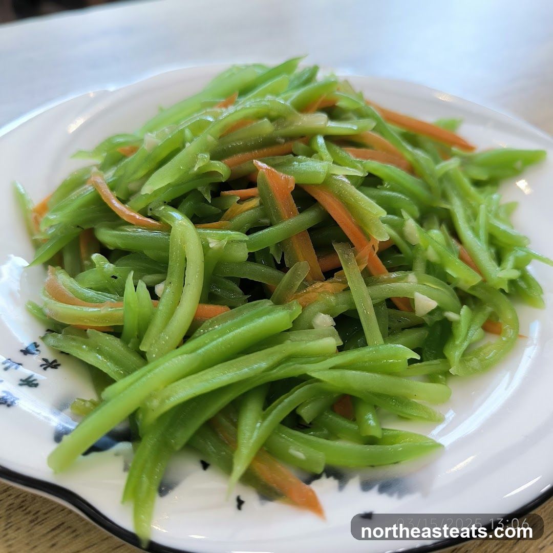 Stir-fried Green Beans and Carrots