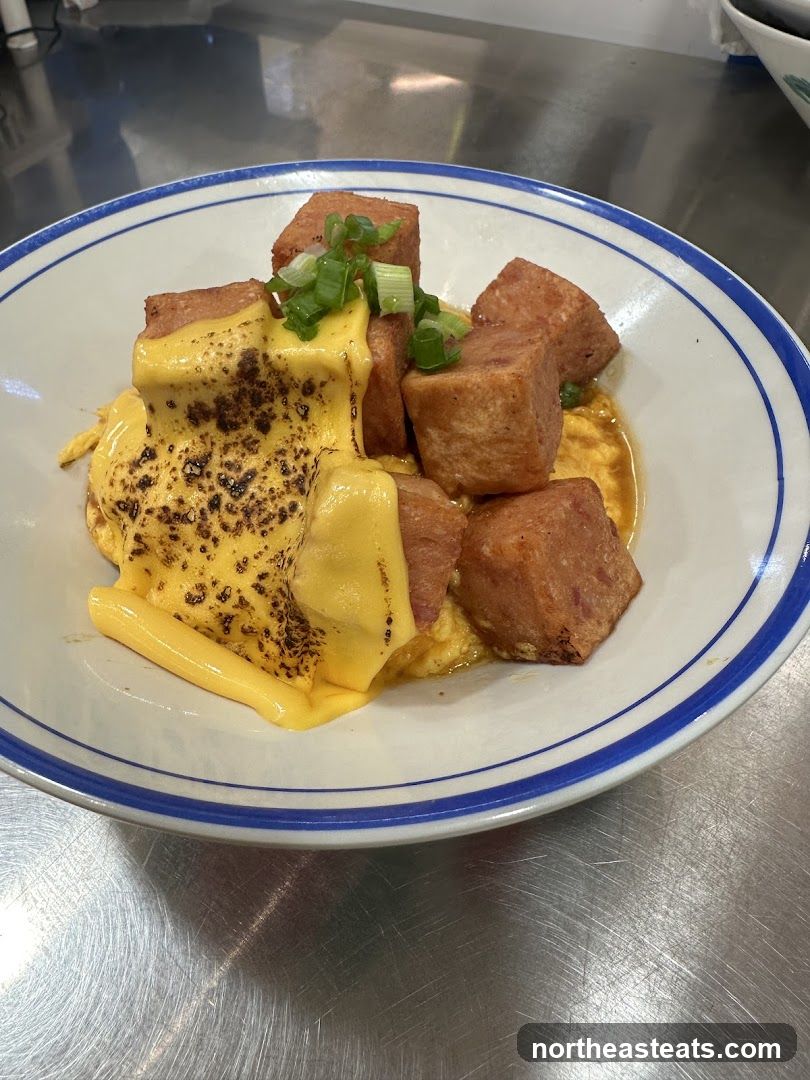 Spam and Eggs with Cheese