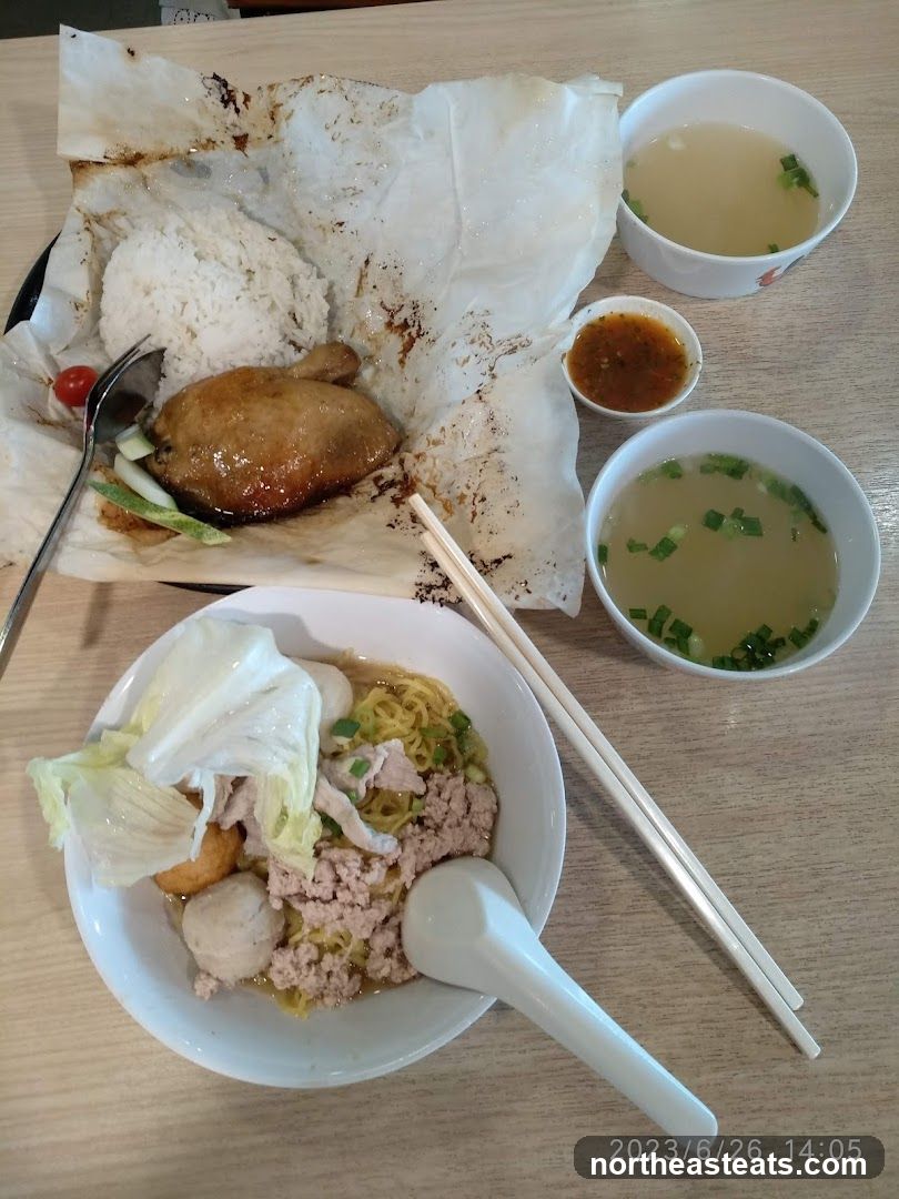 Chicken Rice and Noodles