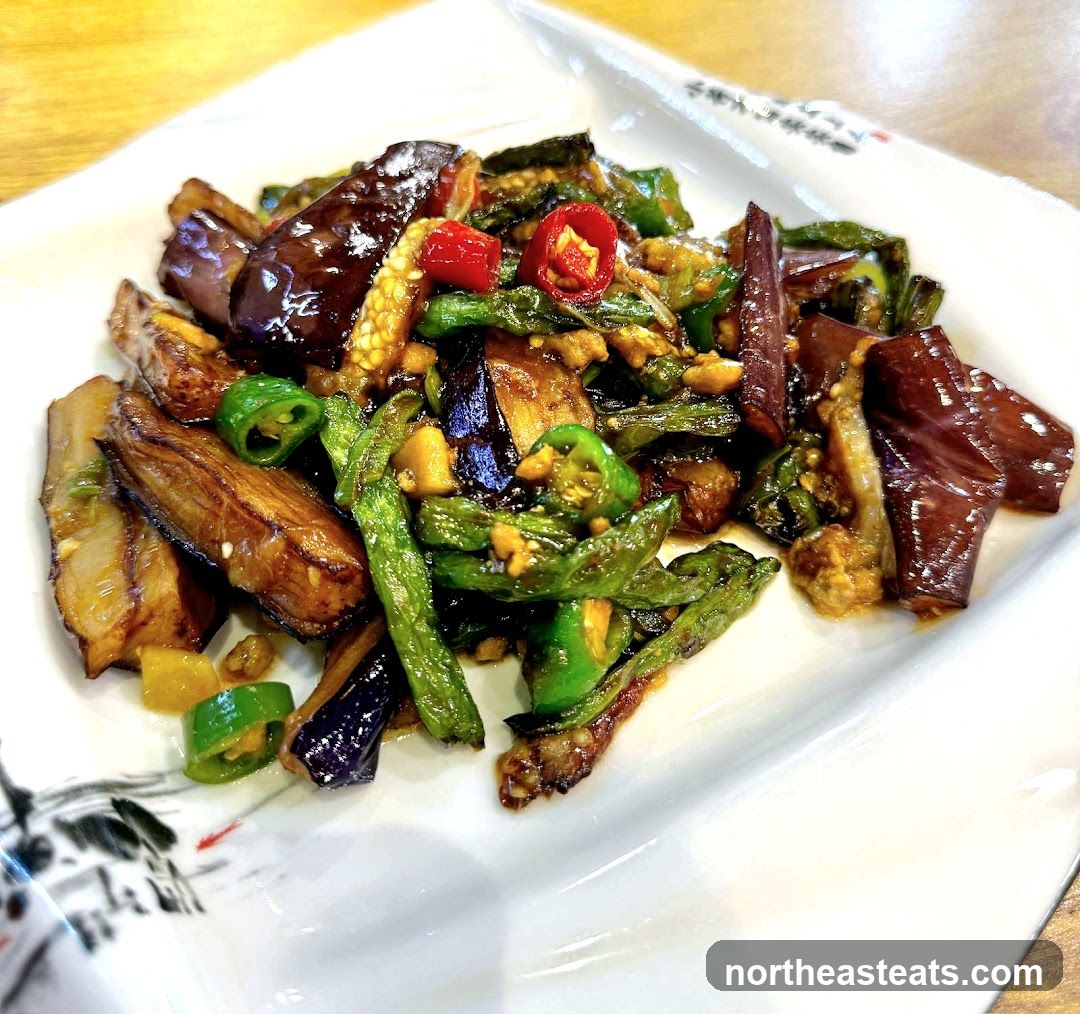 Stir-fried Eggplant with Peppers